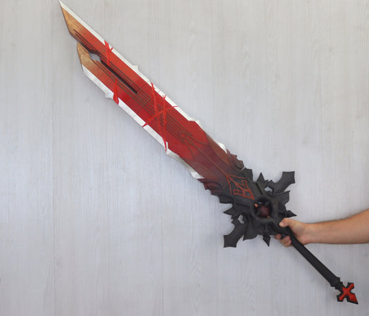 Genshin Impact Sword Diluc Wolf's  Full Scale Prop for Cosplay/Display/Gift