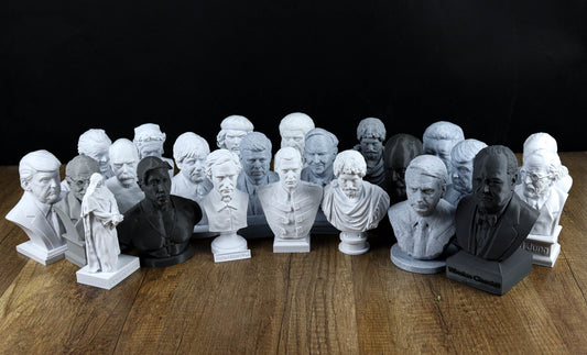 Pack of 3 Busts: 5, 6", 7", 8", 10" Sculptures (from the existing collection!), Value Pack